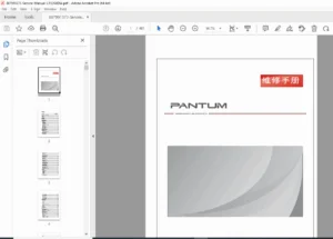 Pantum C3224 C3326 CS331 Color Laser Printer Service Manual PDF