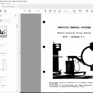 Philips BV26 C-Arm X-Ray Service Manual 1994 Release 4.0 PDF