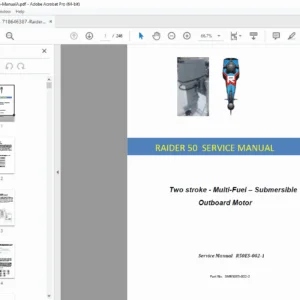 Raider 50 Outboard Motor Service Manual  (R50ES-002) 2017 PDF