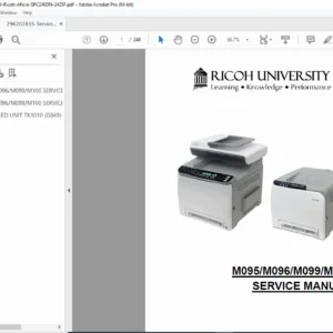 Ricoh Aficio SP C240DN C242DN C240SF C242SF Service Manual PDF
