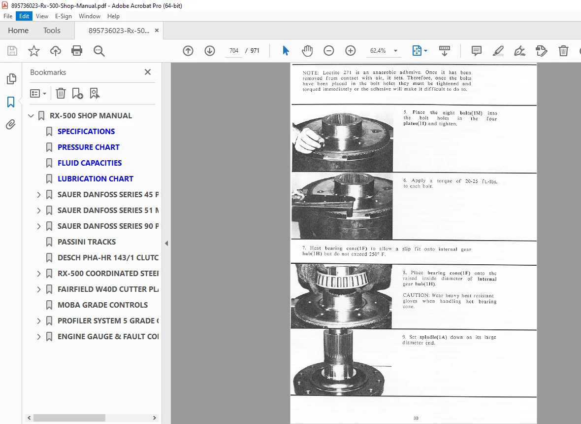 Roadtec RX-500 Cold Planer Shop Service Manual PDF DOWNLOAD - Image 3