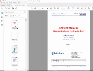 Rolls-Royce Aquamaster US 205 Azimuth Thruster Service Manual PDF
