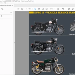 Royal Enfield 500 & 535 EFI ABS Service Manual PDF (2017)