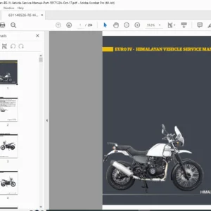Royal Enfield Himalayan Service Manual PDF (Euro IV)