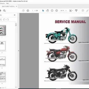 Royal Enfield UCE EFI Service Manual (C5 / E5 / G5) PDF