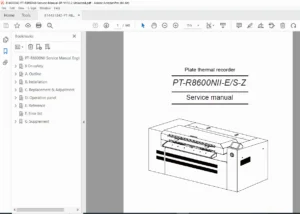 SCREEN PT-R8600NII-E/S/Z Service Manual PDF (Ver 1.1)