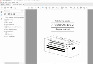 SCREEN PT-R8600NII-E/S/Z Service Manual  (Ver 1.1) PDF