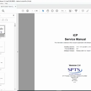 SPTS ICP Process Module Service Manual V2.4 PDF (CPX/MPX)