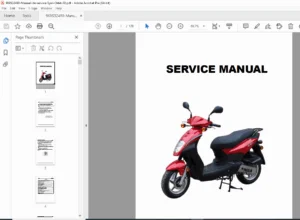 SYM Orbit 50 Service Manual Repair, Maintenance & Wiring Diagrams PDF