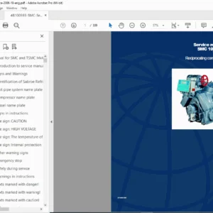 Sabroe SMC/TSMC 100 Mk4 Reciprocating Compressor Service Manual PDF