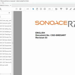 Samsung SonoAce R7 Ultrasound Service Manual PDF (Rev 03)