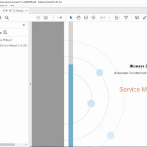 Snibe Biossays 240 Service Manual  (B240 / B240P) PDF DOWNLOAD
