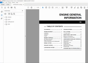 SsangYong Actyon / Actyon Sports Service Manual (2006)  PDF