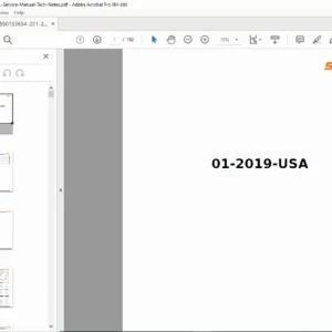 Stihl MS 201 T TC Chainsaw IPL Parts Manual PDF 2019