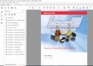 Thermo ARL GenX X-Ray Generator Service Manual PDF