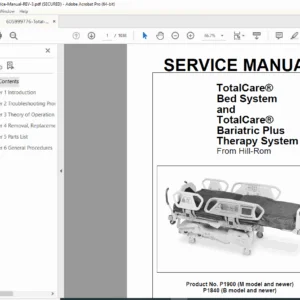 TotalCare® Bed System Service Manual REV 3 PDF DOWNLOAD