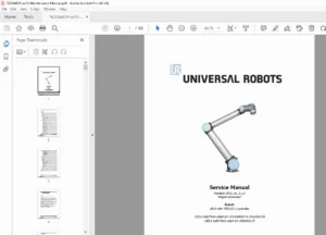 Universal Robots UR10 Service Manual PDF DOWNLOAD