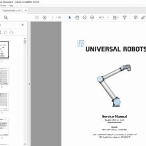 Universal Robots UR10 Service Manual PDF DOWNLOAD