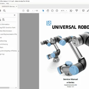 Universal Robots e-Series Service Manual – UR3e, UR5e, UR10e PDF