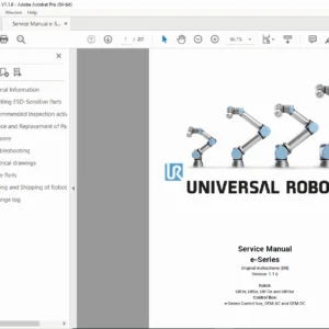 Universal Robots e-Series (UR3e/5e/10e/16e) Service Manual PDF v1.1.6