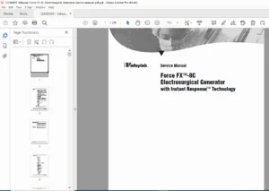Valleylab Force FX-8C Service Manual & Calibration Guide (PDF)