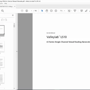 Valleylab LS10 Energy Platform Service Manual PDF DOWNLOAD