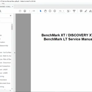 Ventana BenchMark XT DISCOVERY XT BenchMark LT Stainer Service Manual PDF