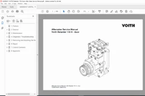 Voith Retarder 115H Axor Aftersales Service Manual PDF DOWNLOAD