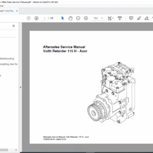 Voith Retarder 115H Axor Aftersales Service Manual PDF DOWNLOAD