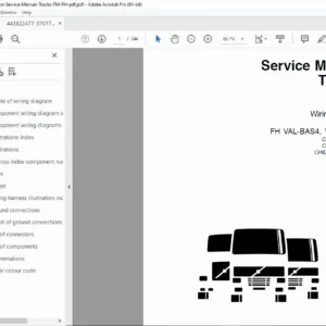 Volvo FM/FH Truck Wiring Diagram Service Manual Group 37 (Release 01)  PDF