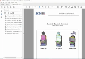 WMS Blade s23 s32 Gamescape Service Manual  Scientific Games PDF