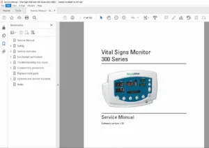 Welch Allyn VSM 300 Series Service Manual Repair, Calibration & Parts PDF