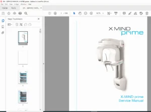 X-Mind Prime Dental X-Ray Unit Service Manual PDF