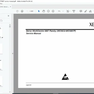 Xerox WorkCentre 5632-5687 Service Manual PDF DOWNLOAD