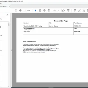 Xerox WorkCentre M20 4118 CopyCentre C20 Service Manual PDF