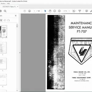 Yaesu FT-707 Maintenance & Service Manual (Alignment, Schematics) PDF
