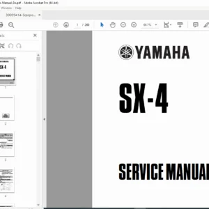 Yamaha SX-4 Scorpio 223cc Service Manual Complete Repair Guide PDF