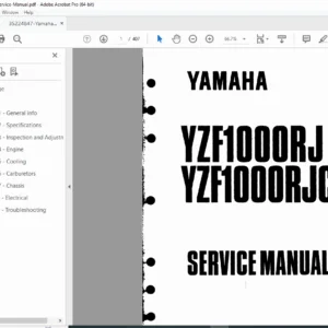 Yamaha YZF1000R RJ/RJC Service Manual PDF DOWNLOAD