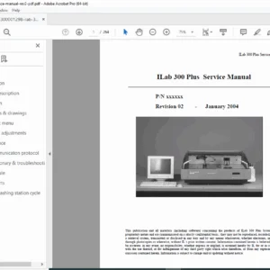 iLAB 300 Plus Analyzer Service Manual Rev.2 PDF DOWNLOAD