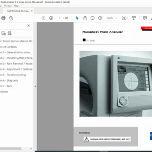 Humphrey Field Analyzer II-i 720-i/740-i/745-i/750-i Service Manual PDF