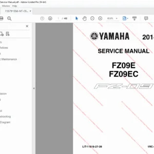 Yamaha FZ-09 / MT-09 (FZ09E, FZ09EC) Service Manual PDF (2014)