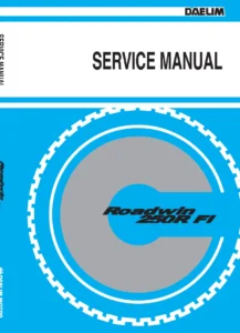 Daelim VJF125 / VJF250 Motorcycle Service Manual PDF Download