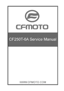 CF250T-6A JetMax Technical Service Manual PDF Download cover page page 1