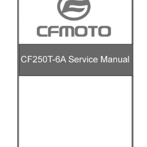 CF250T-6A JetMax Technical Service Manual PDF Download cover page page 1