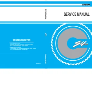 Daelim S4 50cc Scooter Service Manual PDF Download