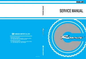 Daelim VJ125 Roadwin 125 Service Manual PDF Download cover page page 1