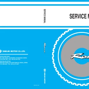 Daelim VJ125 Roadwin 125 Service Manual PDF Download cover page page 1