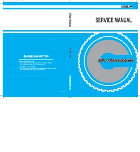 Daelim B-Bone 125 (SN125) Scooter Service Repair Manual PDF Download cover page page 1