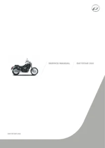 Daelim Daystar 250 (VL250) Service Manual PDF Download cover page page 1