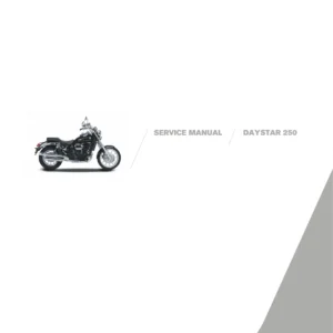 Daelim Daystar 250 (VL250) Service Manual PDF Download cover page page 1